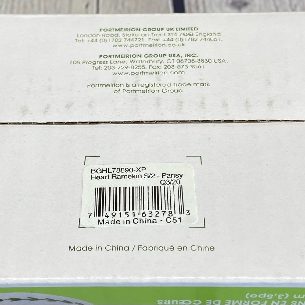 PORTMEIRION Botanic Garden Decorative Heart Ramekin Set-NIB-🔥FINAL PRICE🔥 - Picture 14 of 14